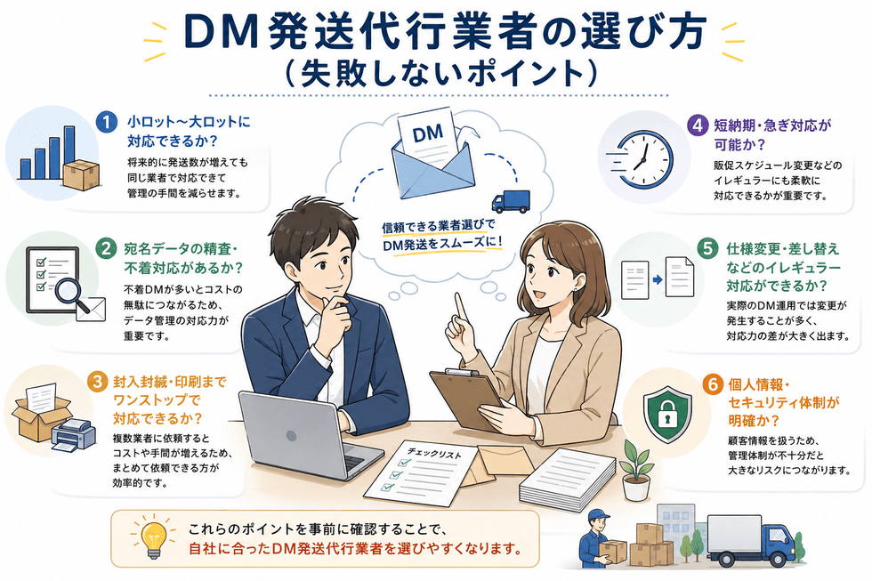 DM発送代行｜小ロット・短納期・スピード見積もり対応【宣工社】