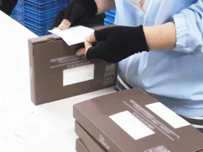 訂正シール・宛名ラベル・商品ラベルなどシール貼り代行の対応実績